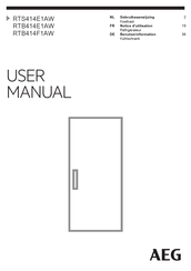 AEG RTB414E1AW Gebruiksaanwijzing
