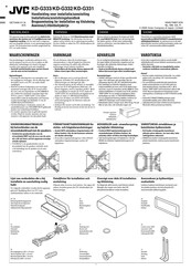 JVC KD-G332 Handleiding Voor Installatie En Aansluiting