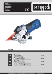 Scheppach 5901805901 Gebruiksaanwijzing