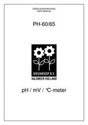 Nieuwkoop PH-65 Gebruiksaanwijzing