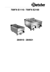 Bartscher 700FX-E2100 Gebruiksaanwijzing