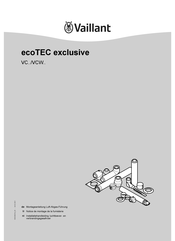 Vaillant ecoTEC exclusive VCW Series Installatiehandleiding