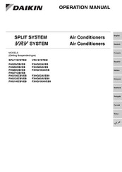 Daikin FXHQ32AVEB9 Handleiding