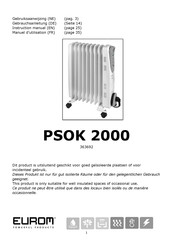 EUROM PSOK 2000 Gebruiksaanwijzing