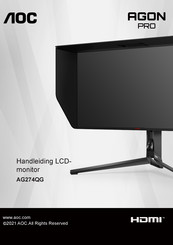 AOC AGON PRO AG274QG Handleiding