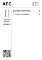 AEG RDS424E1AW Gebruiksaanwijzing