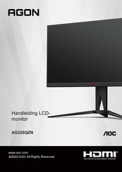 AOC AGON AG325QZN Handleiding