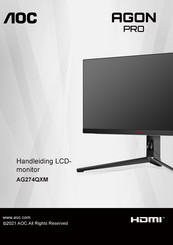 AOC AGON PRO AG274QXM Handleiding