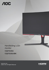 AOC CQ27G3SU Handleiding