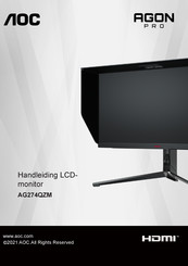 AOC AGON PRO AG274QZM Handleiding