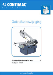 Contimac BS 402 Gebruiksaanwijzing