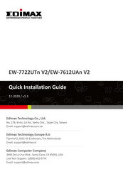 Edimax EW-7612UAn V2 Snelle-Installatiegids