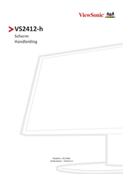 ViewSonic VS2412-h Handleiding