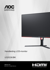 AOC U32G3X/BK Handleiding