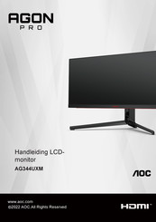 AOC AGON PRO AG344UXM Handleiding