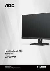 AOC Q27E3UAM Handleiding