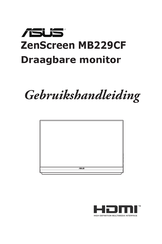 ASus ZenScreen MB229CF Gebruikshandleiding