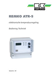 REMKO ATR-5 Bedieningshandleiding