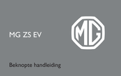 MG ZS EV Beknopte Handleiding