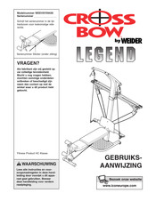 ICON Health & Fitness Weider CrossBow LEGEND Gebruiksaanwijzing