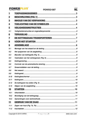 Powerplus POWXG1007 Gebruikershandleiding