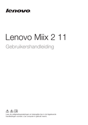 Lenovo 80EY Gebruikershandleiding