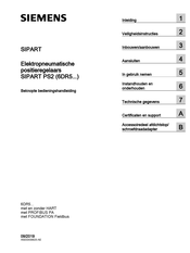 Siemens SIPART PS2 6DR5 Series Beknopte Bedieningshandleiding