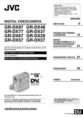 JVC GR-DX57 Gebruiksaanwijzing