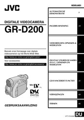 JVC GR-D200 Gebruiksaanwijzing