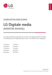 LG 75TR3DK-B Gebruikershandleiding