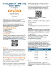 Aruba 518 Series Startgids