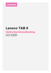 Lenovo TAB 8 Gebruikershandleiding