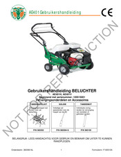 Billy Goat AE401H Gebruikershandleiding