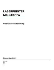 Lexmark MX-B427PW Gebruikershandleiding