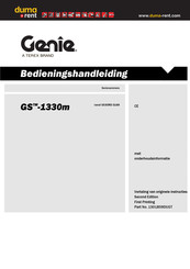 Terex Genie GS-1432m Bedieningshandleiding