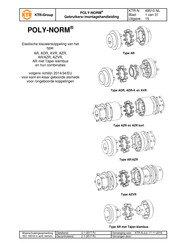 KTR-Group POLY-NORM AZR Gebruikers- En Montagehandleiding