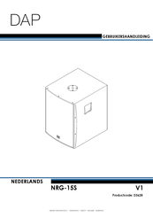 DAP NRG-15S V1 Gebruikershandleiding