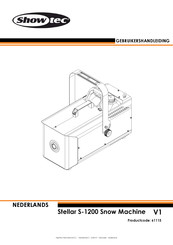 SHOWTEC Stellar S-1200 V1 Gebruikershandleiding