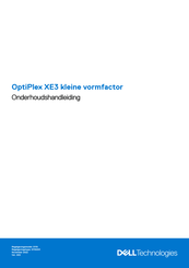 Dell OptiPlex XE3 Tower Onderhoudshandleiding