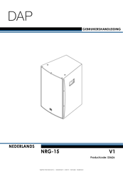 DAP NRG-15 V1 Gebruikershandleiding