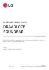 LG DS60TR Gebruikershandleiding