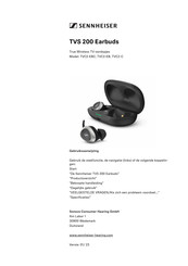 Sennheiser TVS 200 Gebruiksaanwijzing