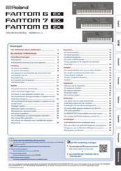 Roland FANTOM 7 EX Gebruikershandleiding