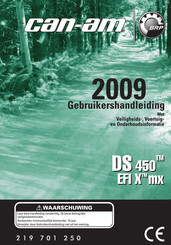 BRP can-am DS 450 X 2009 Gebruikershandleiding