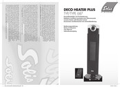 SOLIS Deco Heater Plus 687 Gebruiksaanwijzing