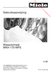 Miele WKH 170 WPS Gebruiksaanwijzing