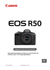 Canon EOS R50 Gebruikershandleiding