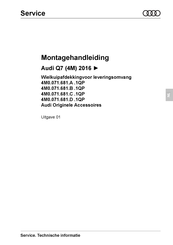 Audi 4M0.071.681.B .1QP Montagehandleiding