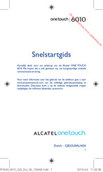 Alcatel ONE TOUCH 6010 Snelstartgids