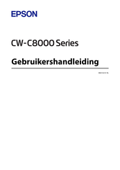 Epson CW-C8000 Series Gebruikershandleiding